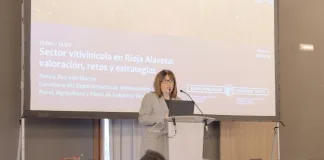 La consejera de Alimentación, Desarrollo Rural, Agricultura y Pesca del Gobierno Vasco, Amaia Barredo